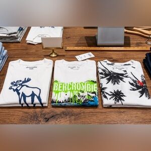 Abercrombie Kids White Tee